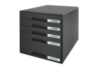 LEITZ Set tiroirs Plus noir 52110095 5 comp.