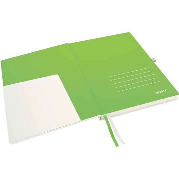 LEITZ Notizbuch Complete A4 4471-00-01 weiss, kariert 5mm 80 Blatt
