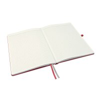 LEITZ Carnet Complete A4 44710025 quadrillé rouge