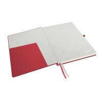 LEITZ Carnet Complete A4 44710025 quadrillé rouge