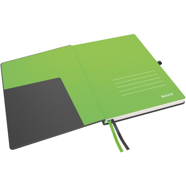 LEITZ Carnet Complete A4 44720095 ligné noir