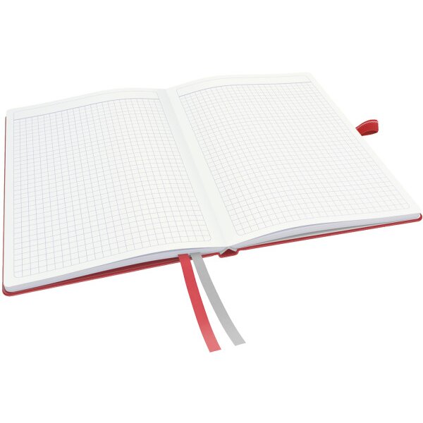 LEITZ Carnet Complete A5 44770025 quadrillé rouge