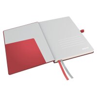 LEITZ Carnet Complete A5 44770025 quadrillé rouge