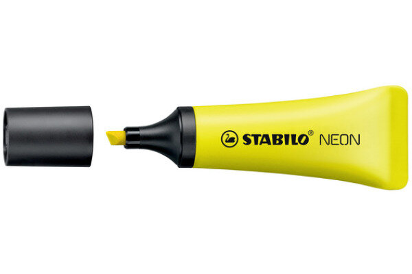 STABILO Textmarker Neon 2-5mm 72/24 jaune