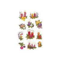 Z-DESIGN Glimmerstaub 4050 Kerzen 2 Stück