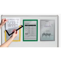 DURABLE Magnet-Rahmen DURAFRAME MAGNETIC, DIN A4, silber