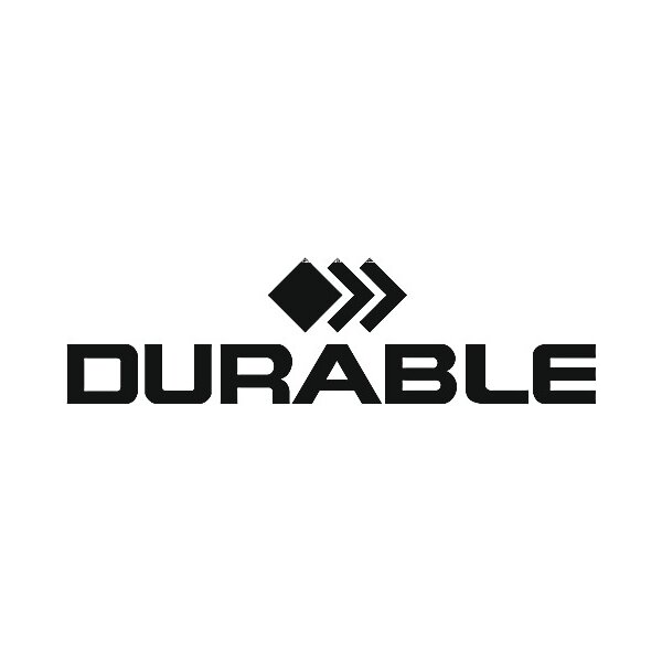 DURABLE Zettelbox Trend 10x10cm 1701682540 blau-transp.