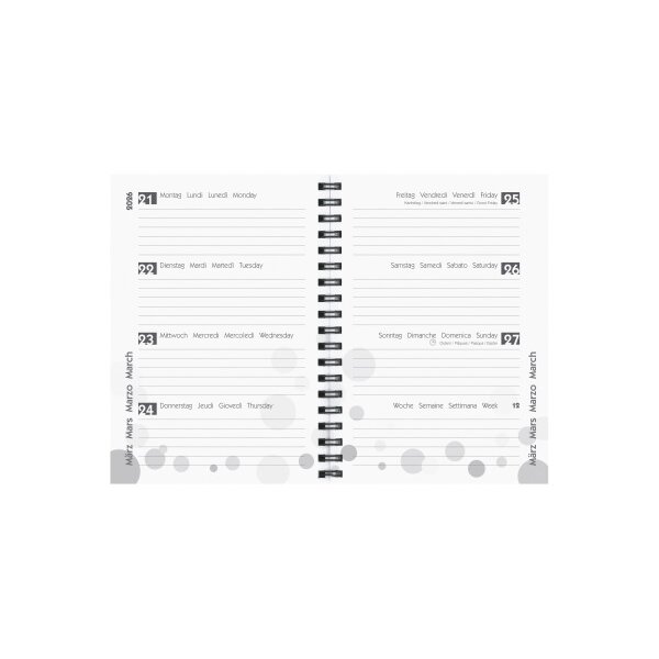 BIELLA Sch&uuml;leragenda Miami 26/27 806517870027U 1W/2S 12x16.5cm
