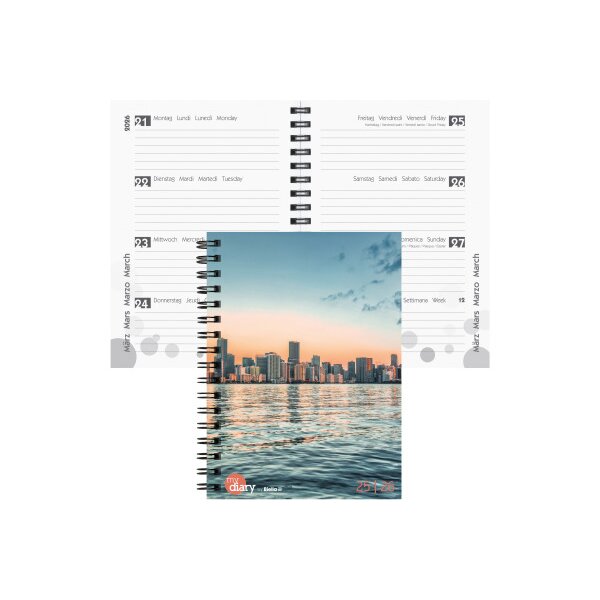BIELLA Sch&uuml;leragenda Miami 26/27 806517870027U 1W/2S 12x16.5cm