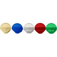 OMEGA Trombones carrés 100/21 multicouleur assort....