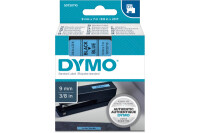 DYMO Schriftband D1 schwarz blau S0720710 9mm 7m