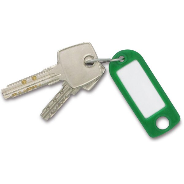 RIEFFEL SWITZERLAND Schlüssel-Anhänger A20961 grün 100 Stück