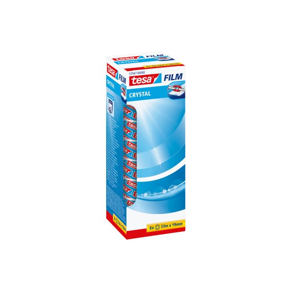 TESA Crystal Tape 19mmx33m 579470000 8 pcs.