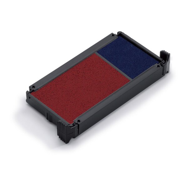 TRODAT Tampon encreur 6/4912EKRB rouge/bleu