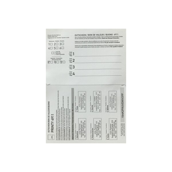 TRODAT Bons TP114991 pour 4911S