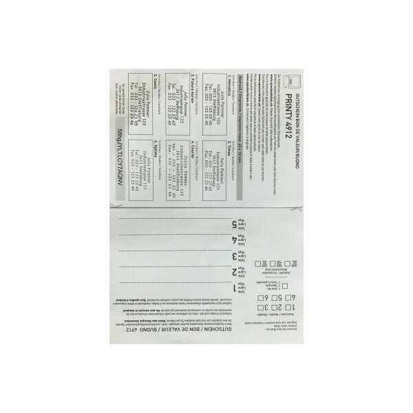 TRODAT Ersatzgutscheine TP114992 für 4912S