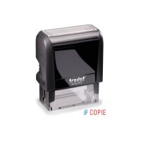 TRODAT Tampon Copie 4912COPIE bleu/rouge