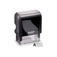 TRODAT Tampon Prioritaire 4912APRIO noir 47x18mm