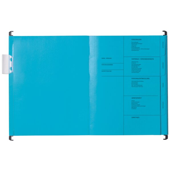 PAGNA Personalakte, aus Karton, 5-fach, rot