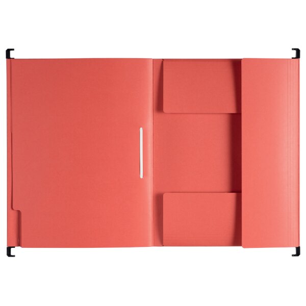 PAGNA Personalakte, aus Karton, 5-fach, rot