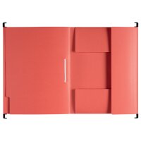 PAGNA Personalakte, aus Karton, 5-fach, rot