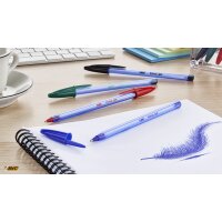 BIC Stylo à bille Cristal Soft, noir