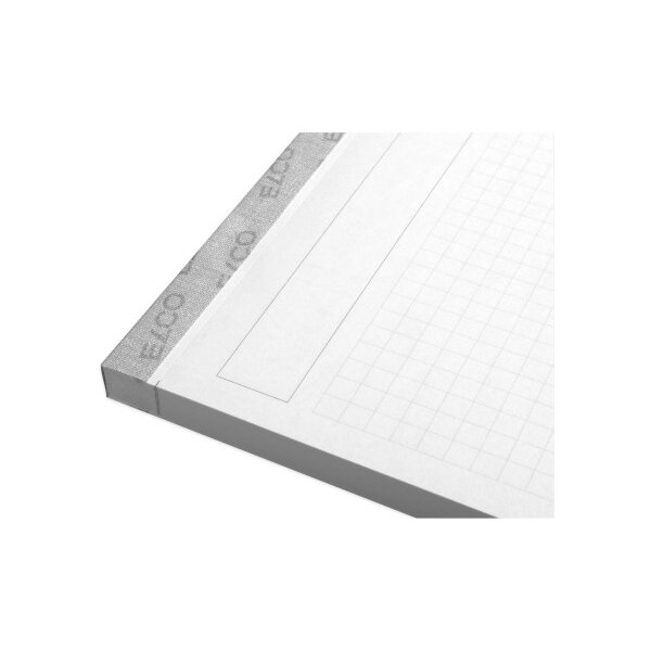 ELCO Schreibblock Prestige A4 73516.20 grau 80 Blatt