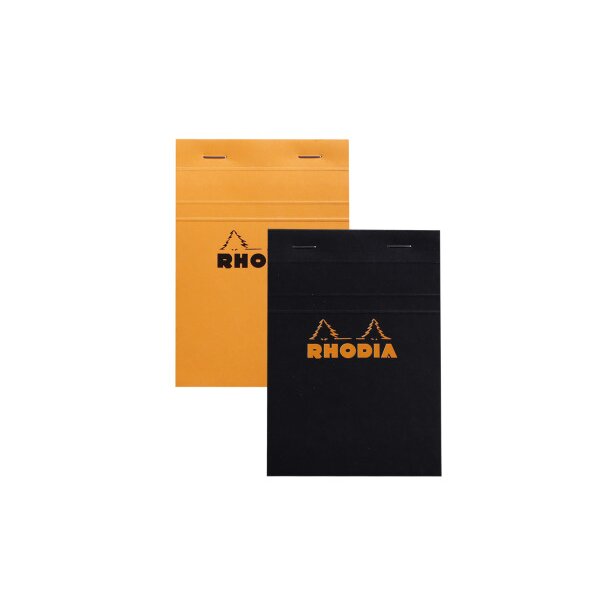 RHODIA Notizblock orange A6 13600C liniert 80 Blatt