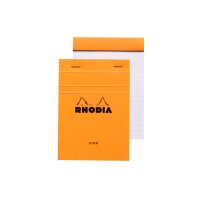 RHODIA Notizblock orange A6 13600C liniert 80 Blatt