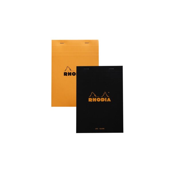 RHODIA Notizblock A5 166009C liniert schwarz
