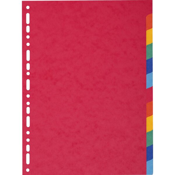 EXACOMPTA Intercalaires en carton, A4, 6 touches