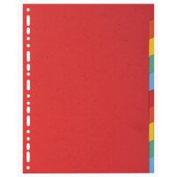 EXACOMPTA Intercalaires en carton, A4, 6 touches