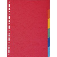 EXACOMPTA Intercalaires en carton, A4 Maxi, 12 touches