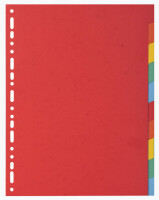EXACOMPTA Karton-Register, DIN A4 Überbreite, 12-teilig