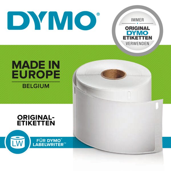 DYMO Etiquette polyvalente LabelWriter, 54 x 70 mm, blanc