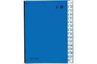 PAGNA Dossier à soufflets Color A4 24329-02 bleu,...