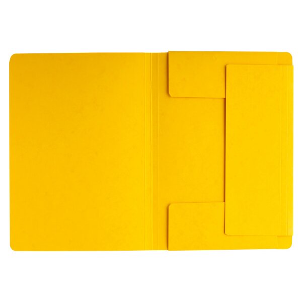 PAGNA Gummibandmappe A4 24007-05 gelb 3 Klappen