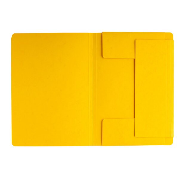 PAGNA Gummibandmappe A4 24007-05 gelb 3 Klappen