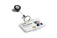 DURABLE Ausweiskarten-Halter 822258 10 Stück mit Schlüsselring
