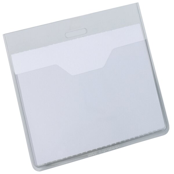 DURABLE Badge, ouvert en haut, sans clip