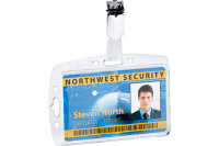 DURABLE Porte-badge p. carte avec clip 8005/19 acrylique,...
