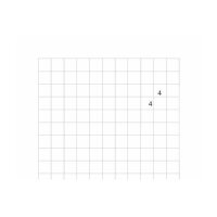 INGOLD-BIWA Heft A4 02.0420.442 weiss 90g 4x4mm kariert RR