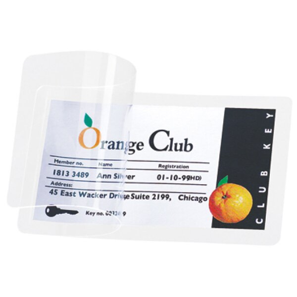 3L Selbstlaminier-Tasche 54x86mm 11011 PET 10 Stk