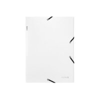 BIELLA Gummibandmappe A4 17840101U weiss, 355gm2 200 Bl.