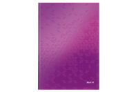 LEITZ Carnet WOW A4 46251062 ligné, 90g violet