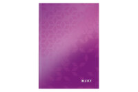 LEITZ Notizbuch WOW A5 46281062 kariert, 90g violett
