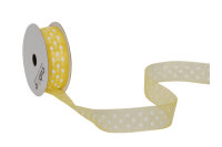 SPYK Bande Cubino Dots 1748.1564 15mmx4m jaune-blanc