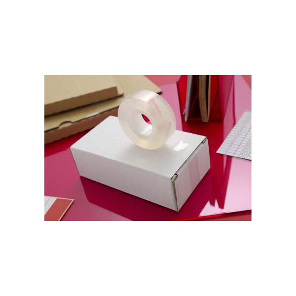 Scotch Klebefilm Crystal Clear 600, 19 mm x 33 m, 7+1