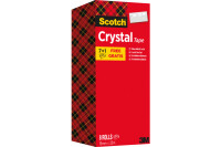 SCOTCH Crystal Clear 600 19mmx33m 6-1933R8 transparent 8...