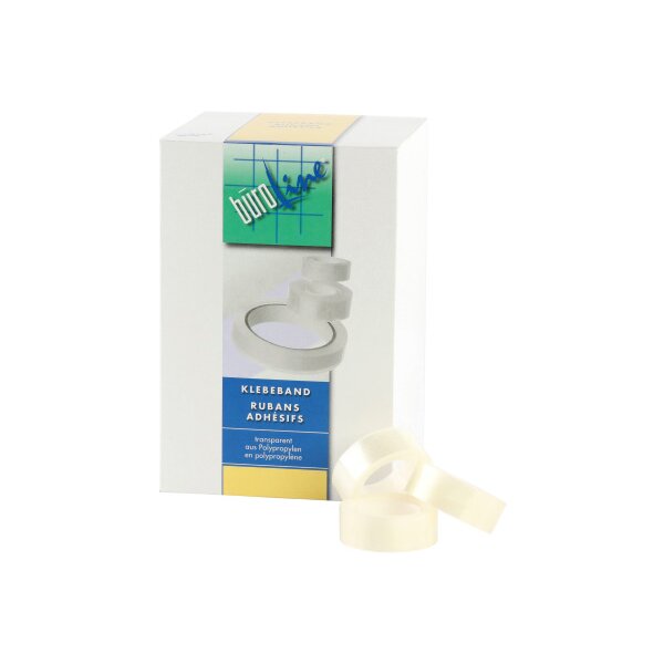 BÜROLINE Klebeband 19mmx10m 131252 transparent, reissfest